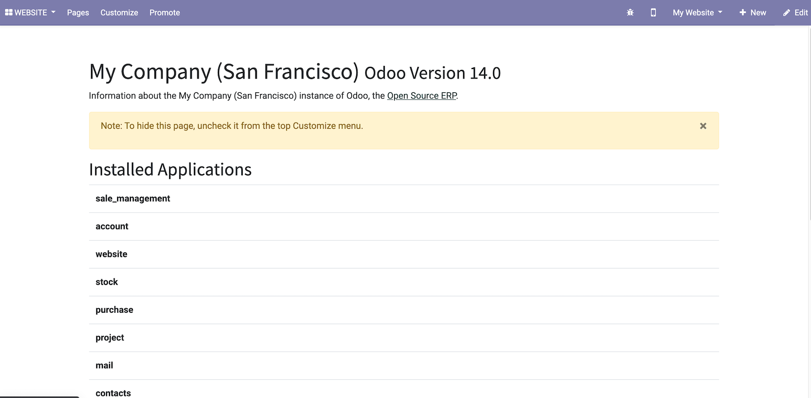 Odoo 14开发者指南第十三章 Web服务端开发
