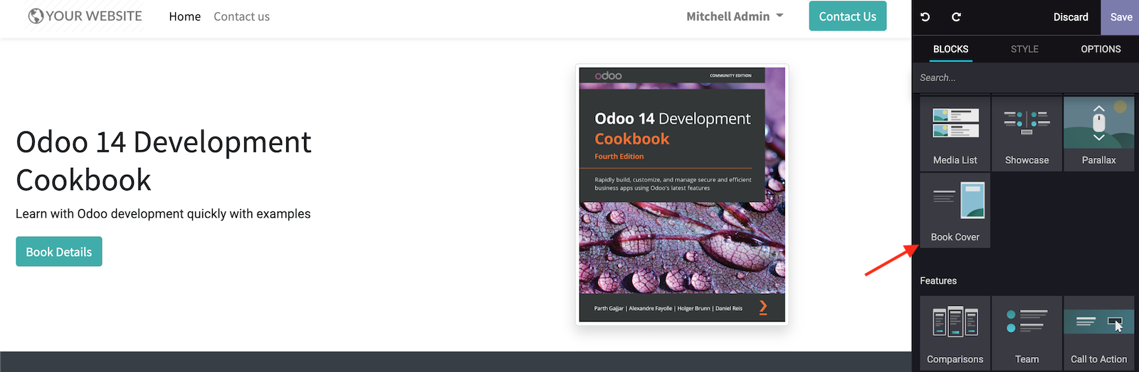 Odoo 14开发者指南第十四章 CMS网站开发