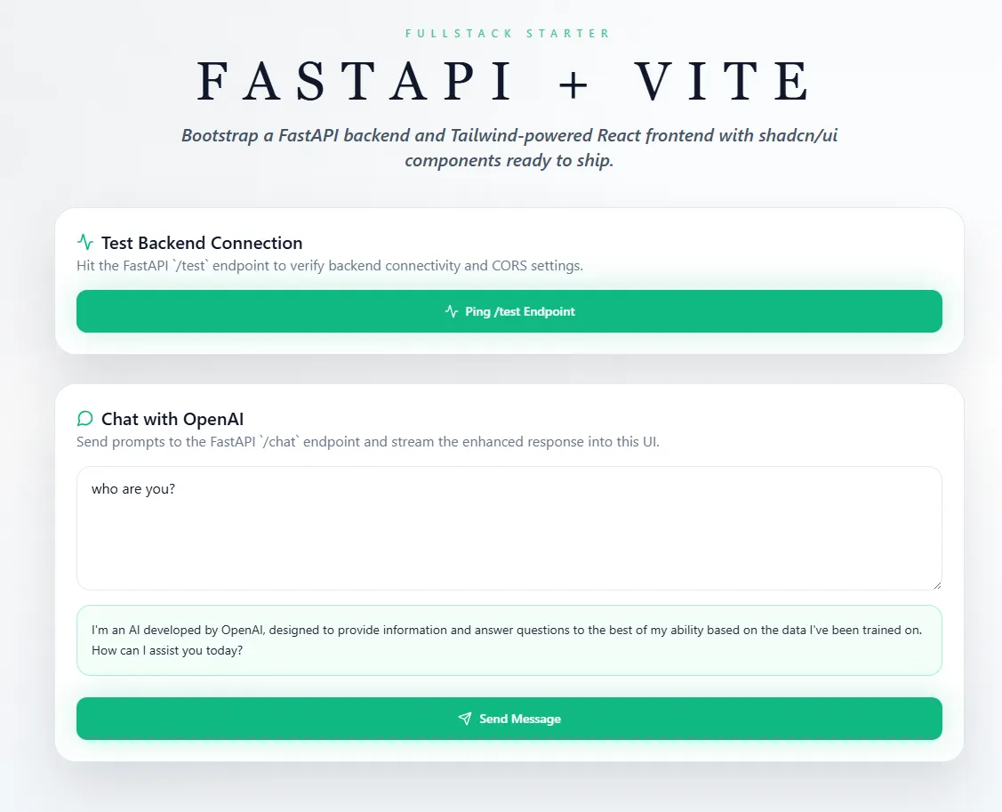 全栈应用程序的前端