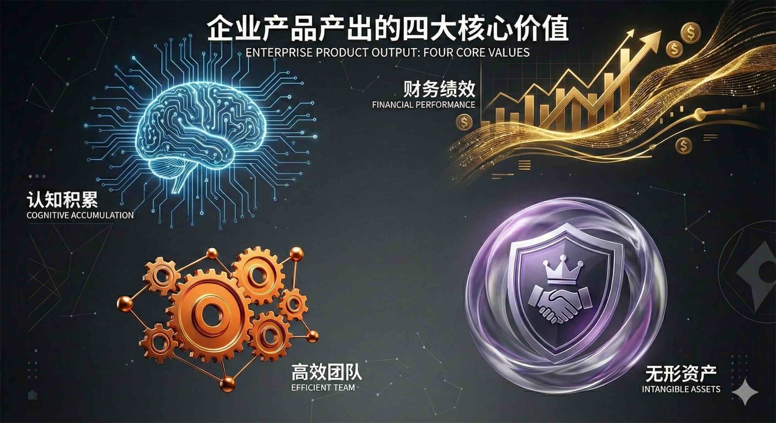 企业产品产出的四大核心价值